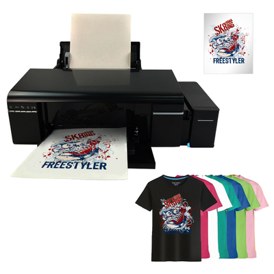 Garment Shops Heat Transfer PET Films Heat Transfer Oven Professional Inkjet A3 L1800 DTF Printer For Dark Cotton T-Shirt